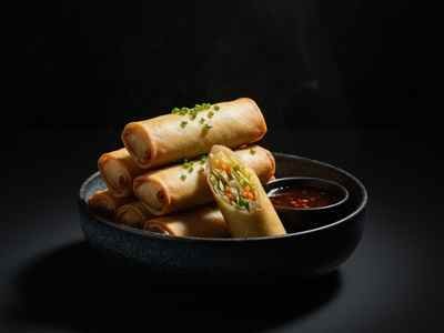 صورة سبرينج رول خضروات